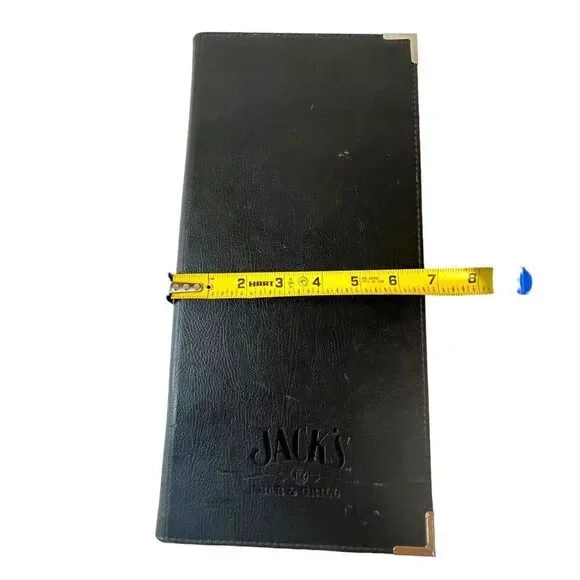VTG JACK DANIELS Old No 7 Leather Book Whiskey Drink Menu And Jack And Coke Sign - Picture 10 of 10